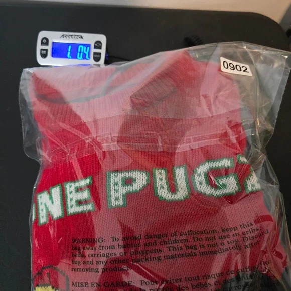 New‎ American Stitch Bone Pugz N Harmony Ugly Christmas Sweater Red XL Menswear - Picture 11 of 11